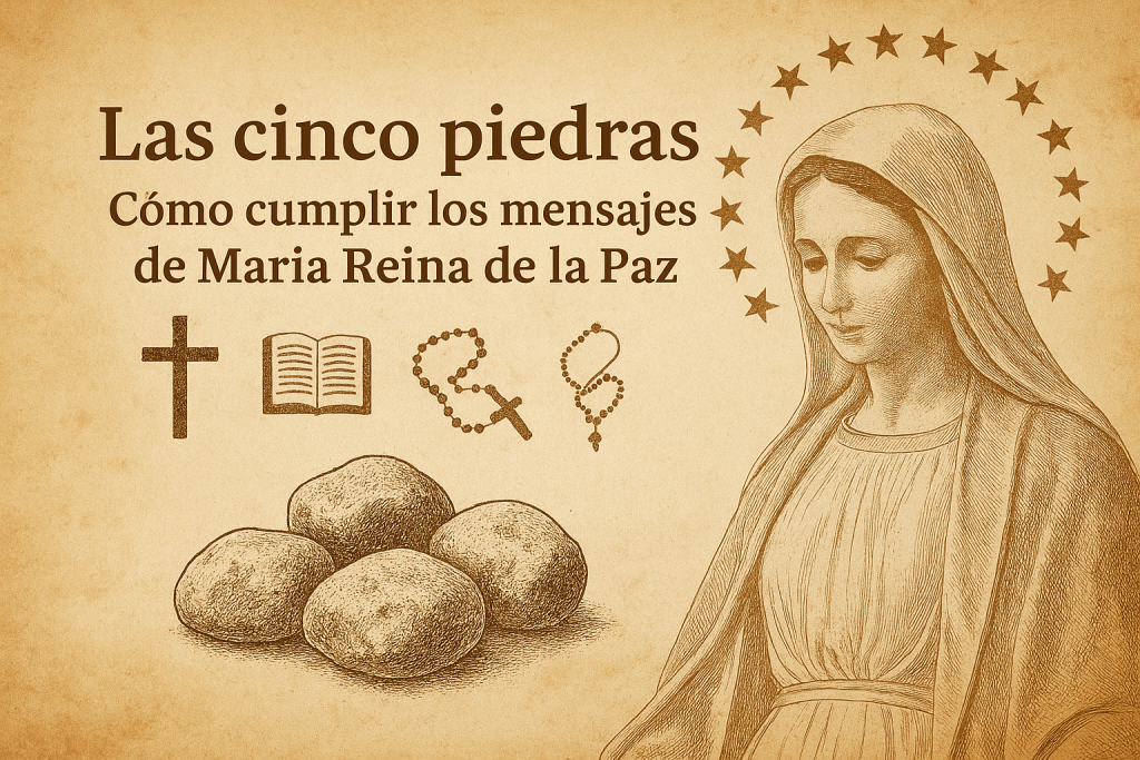 Las cinco piedras – Cómo cumplir los mensajes de María Reina de la Paz